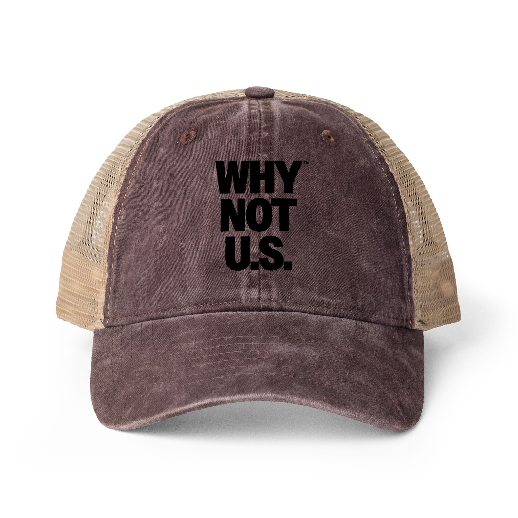 WHY NOT U.S.™ Women's Washed Mesh-Back Cap