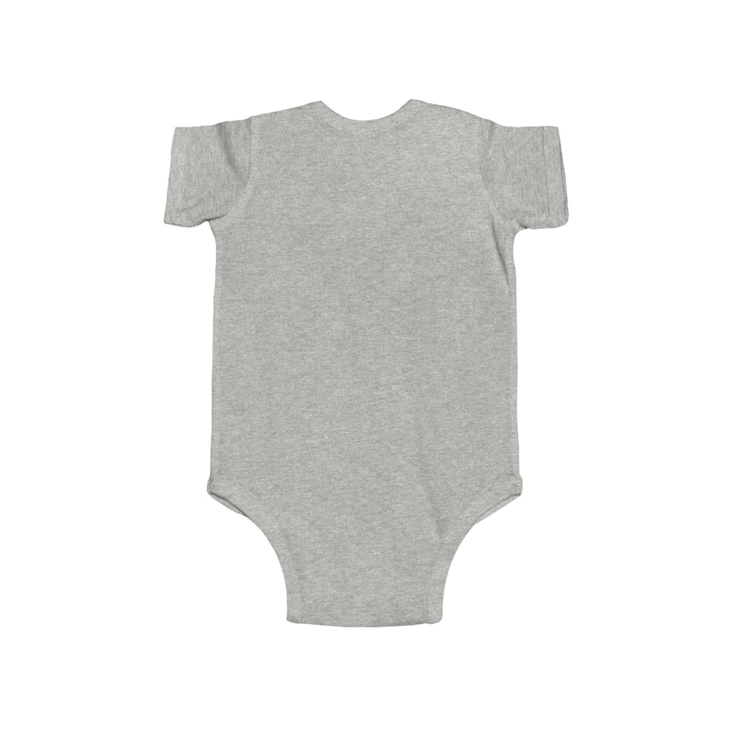 WHY NOT U.S.™ Infant Onesie | Red/Blue Patriotic Text