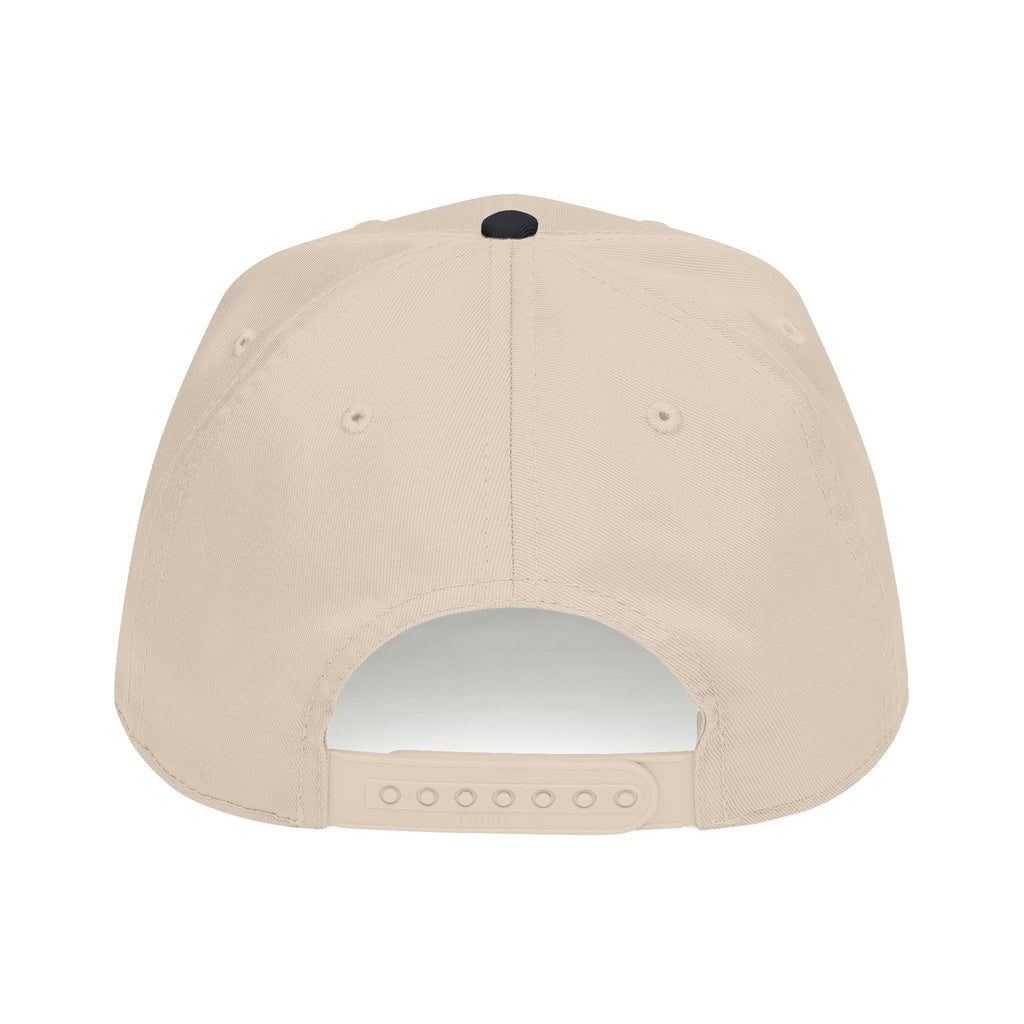 WHY NOT U.S.™ Mid Profile Baseball Cap | Red/Blue Text