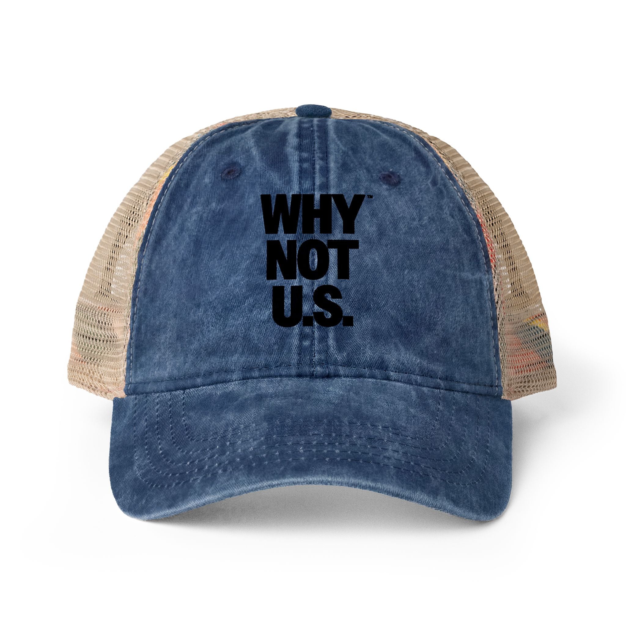 WHY NOT U.S.™ Women's Washed Mesh-Back Cap