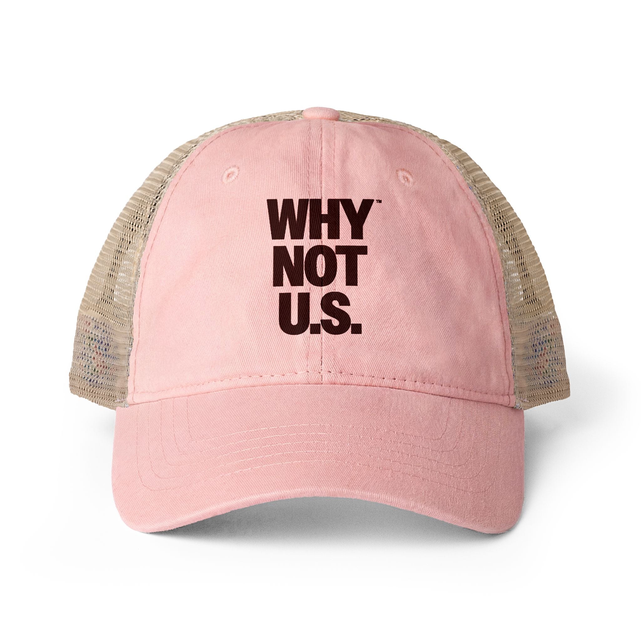 WHY NOT U.S.™ Women's Washed Mesh-Back Cap
