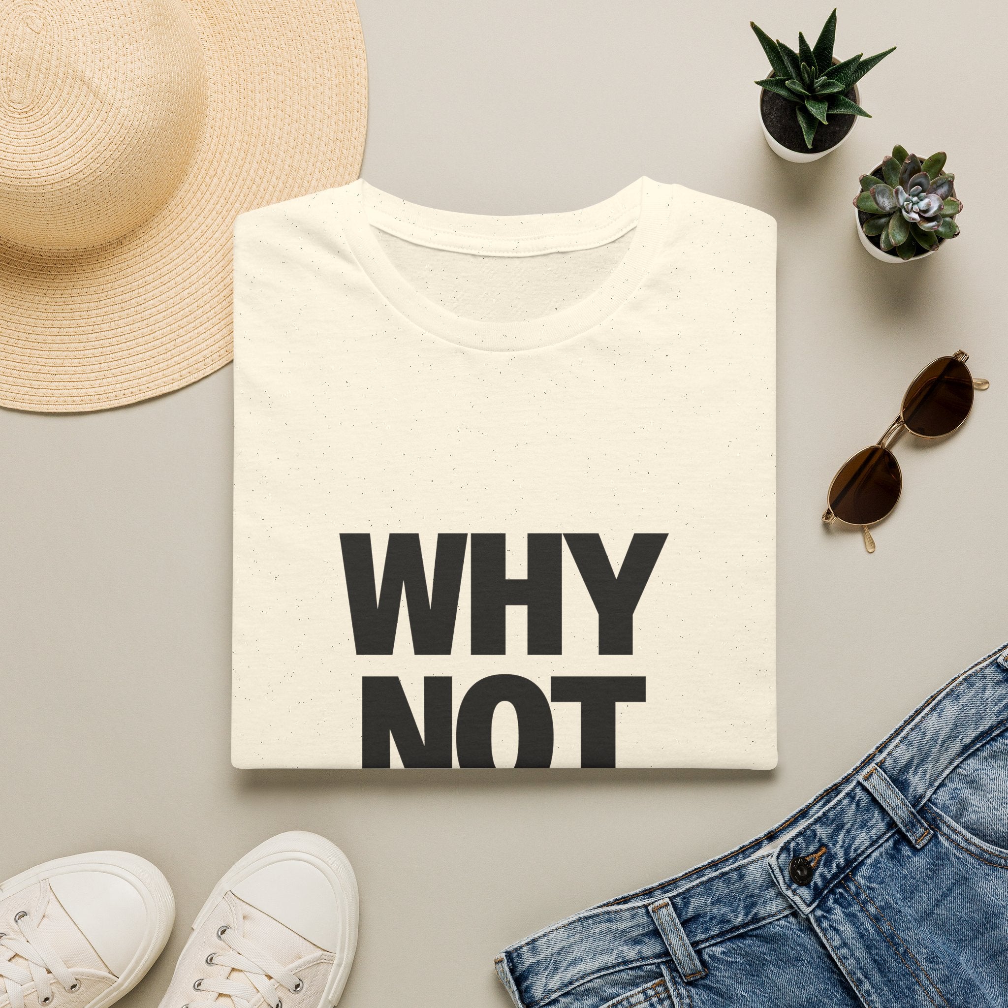 WHY NOT U.S.™ T-Shirt | Patriotic, American Flag Colors