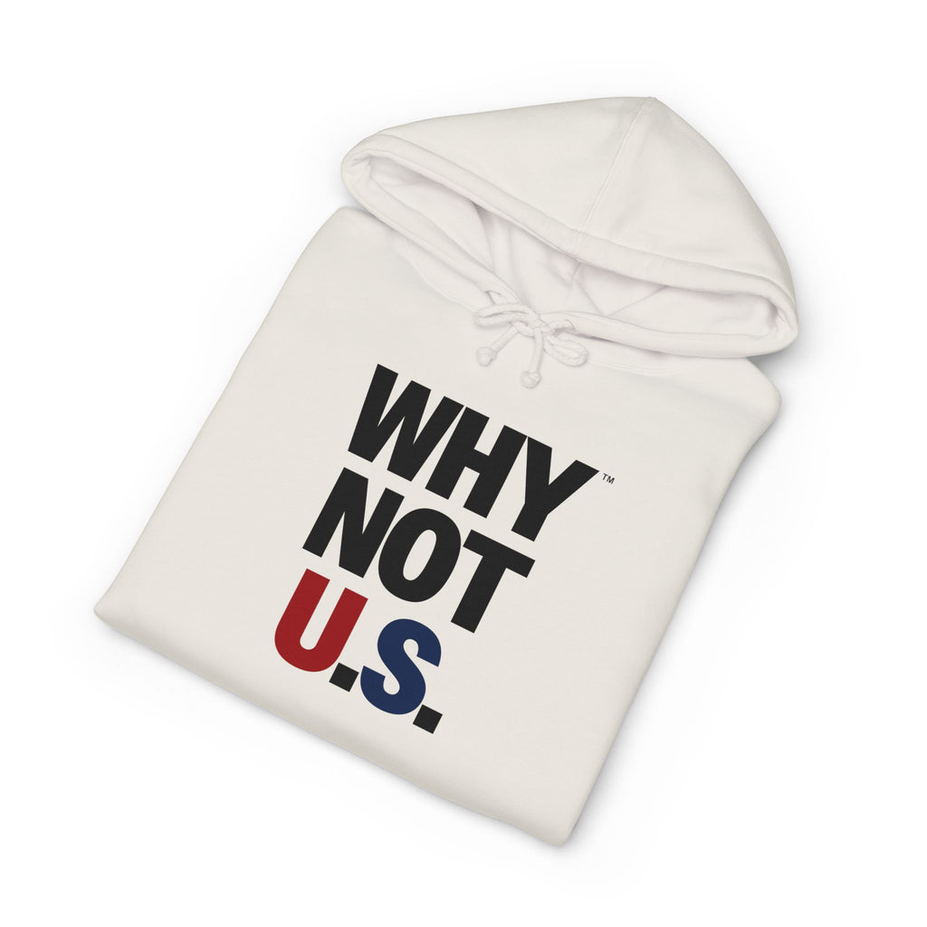 Why Not U.S.™ Hoodie Red/Blue Text