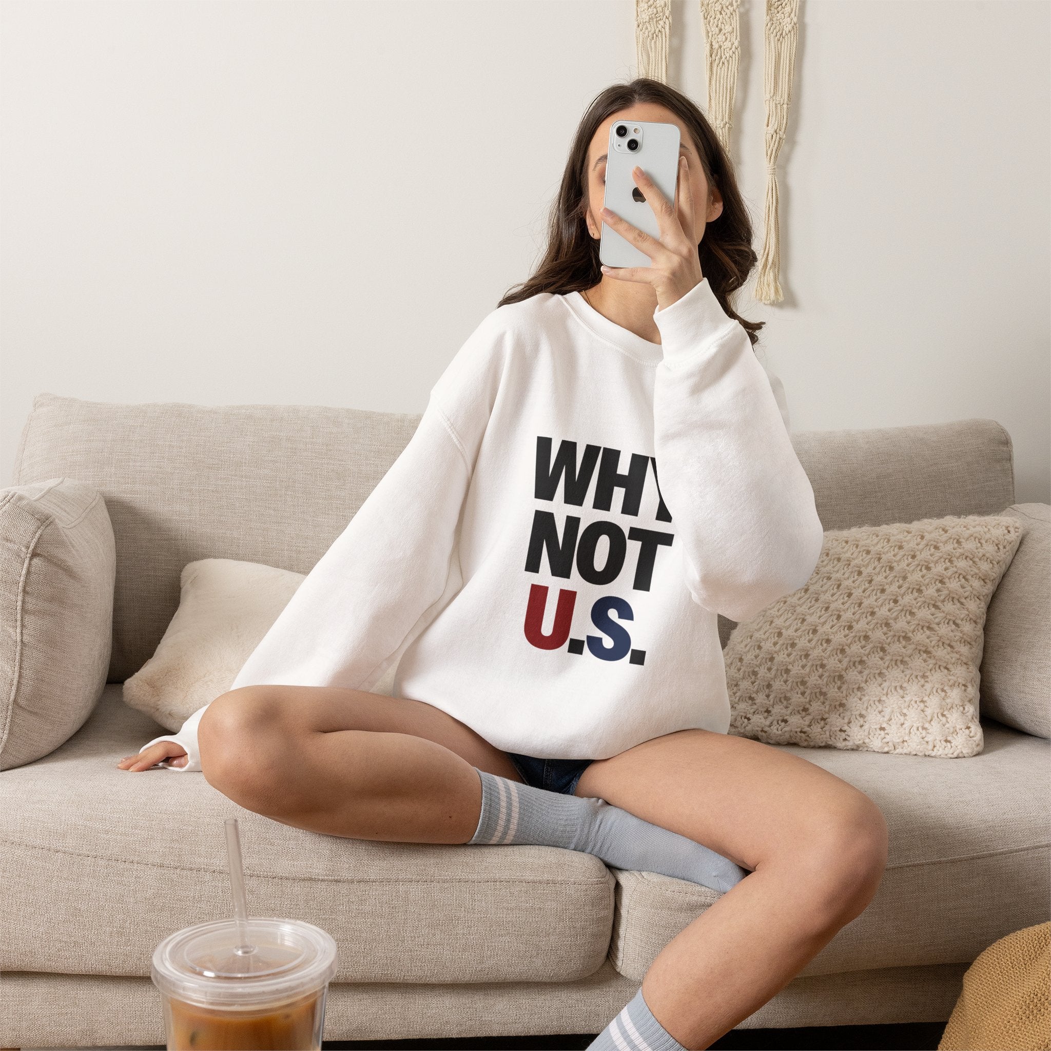 Why Not U.S.™ Unisex Crewneck Sweatshirt