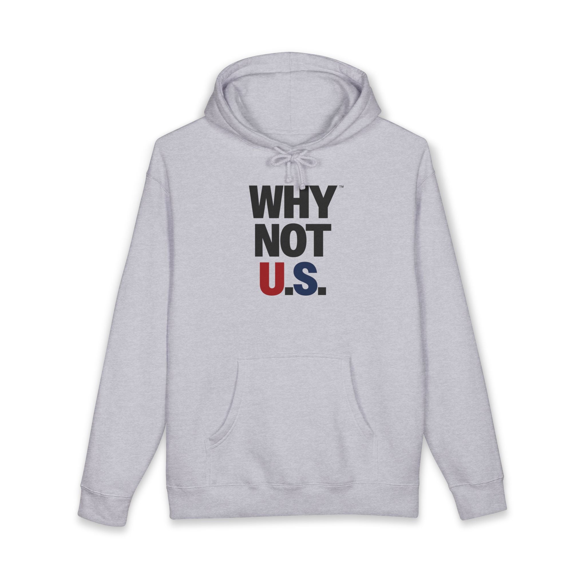 Why Not U.S.™ Hoodie Red/Blue Text