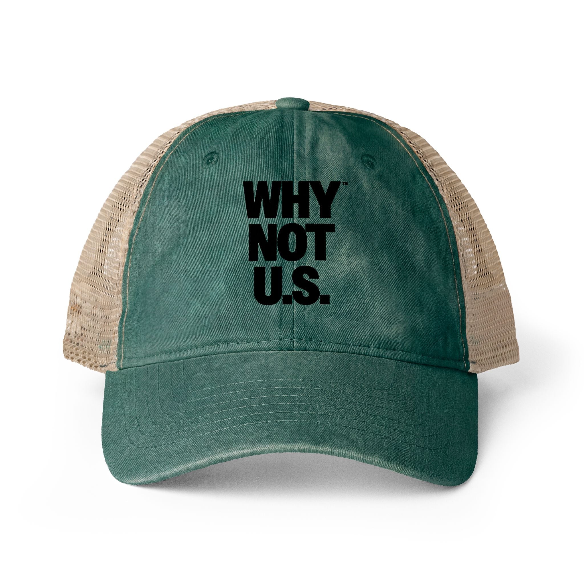 WHY NOT U.S.™ Women's Washed Mesh-Back Cap