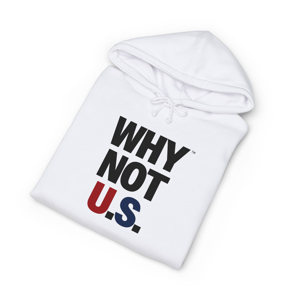 Why Not U.S.™ Hoodie Red/Blue Text