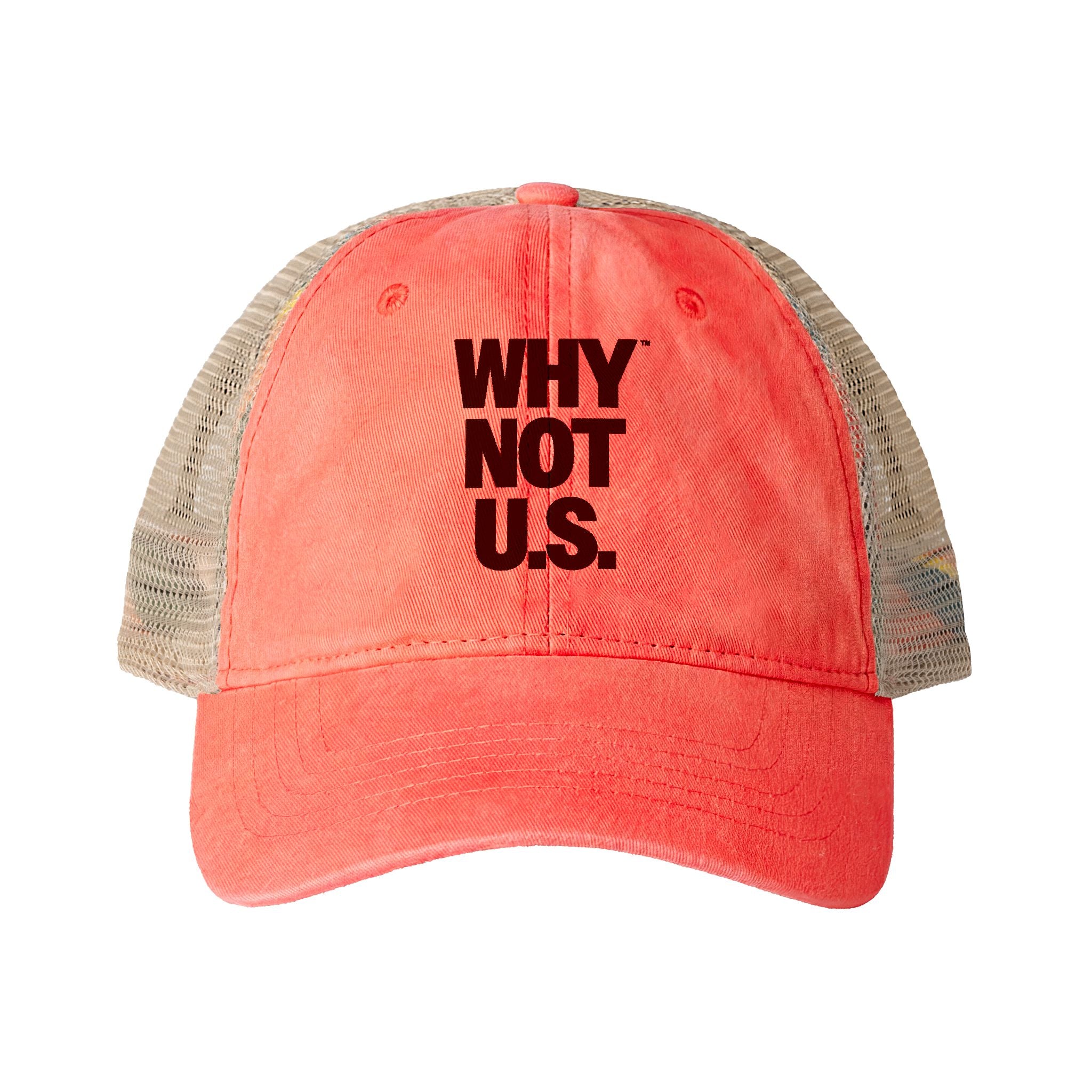 WHY NOT U.S.™ Women's Washed Mesh-Back Cap