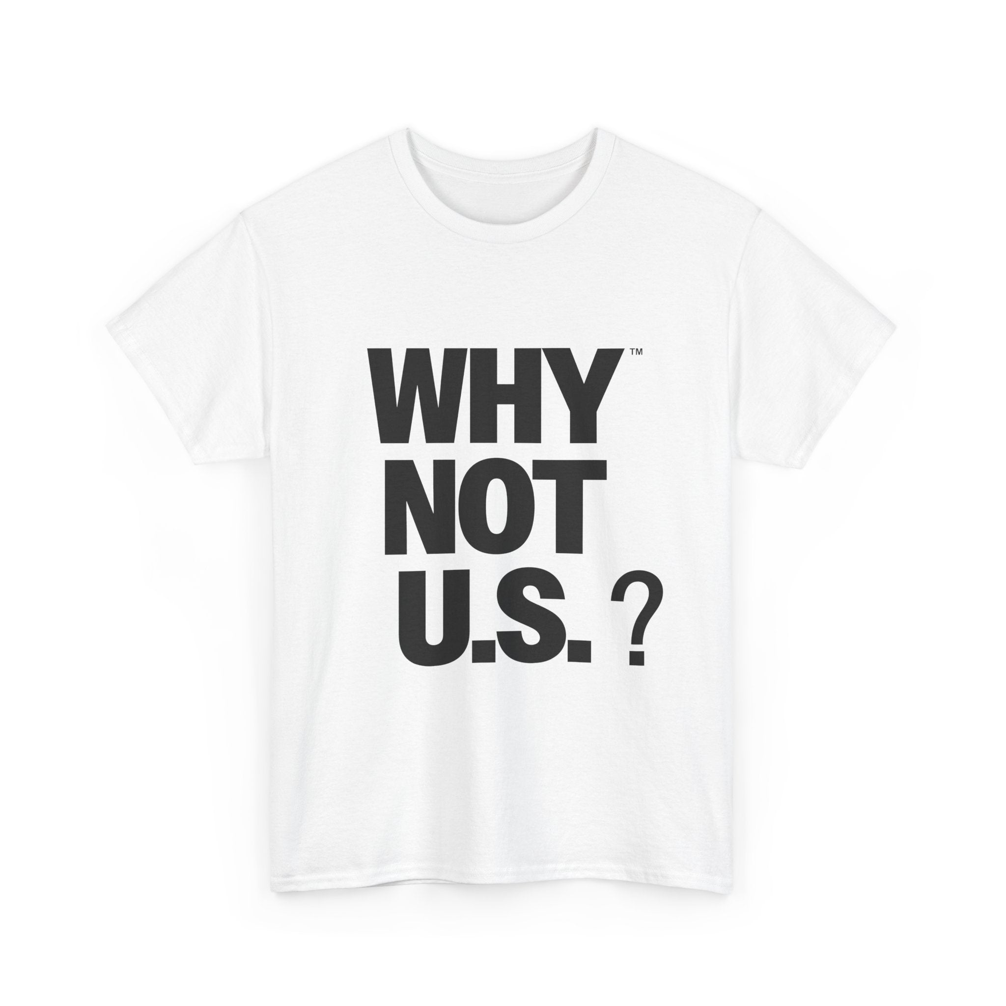 WHY NOT U.S.™ Unisex Heavy Cotton Tee | Question Mark Variant