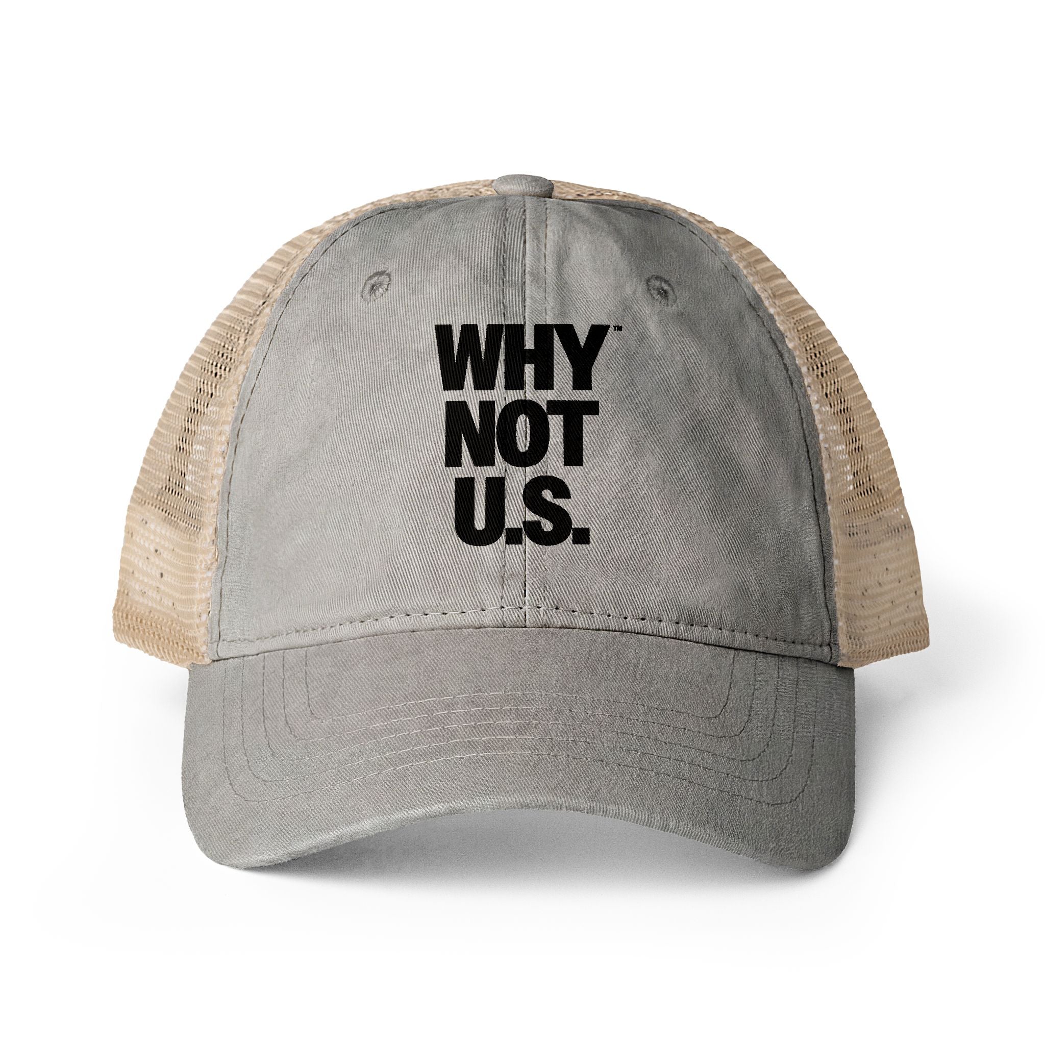 WHY NOT U.S.™ Women's Washed Mesh-Back Cap