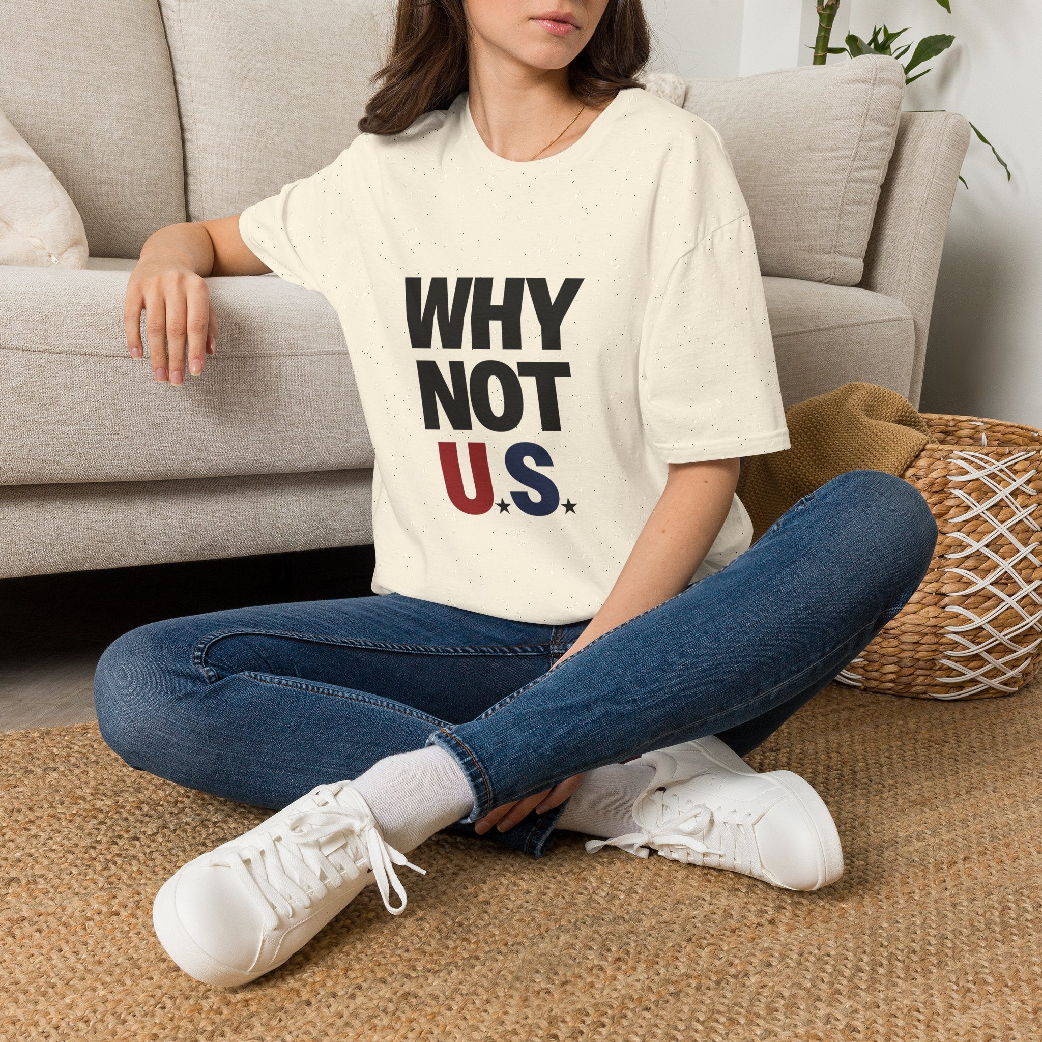 WHY NOT U.S.™ T-Shirt | Patriotic, American Flag Colors