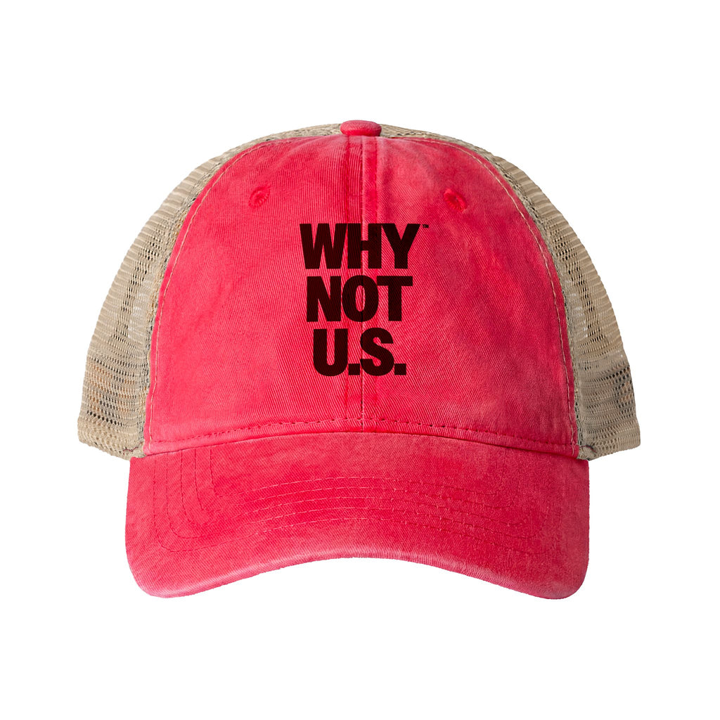 WHY NOT U.S.™ Women's Washed Mesh-Back Cap