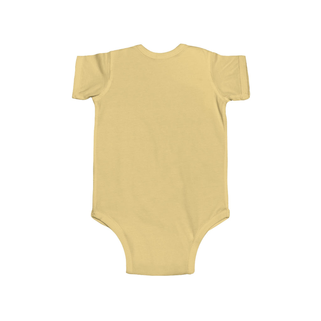 WHY NOT U.S.™ Infant Onesie | Red/Blue Patriotic Text
