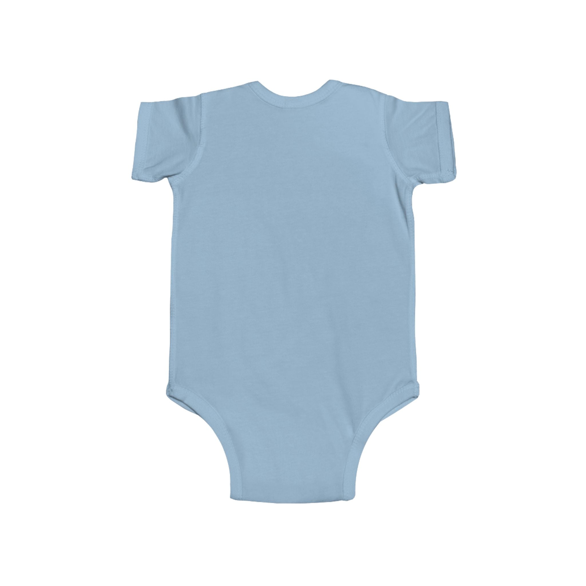 WHY NOT U.S.™ Infant Onesie | Red/Blue Patriotic Text