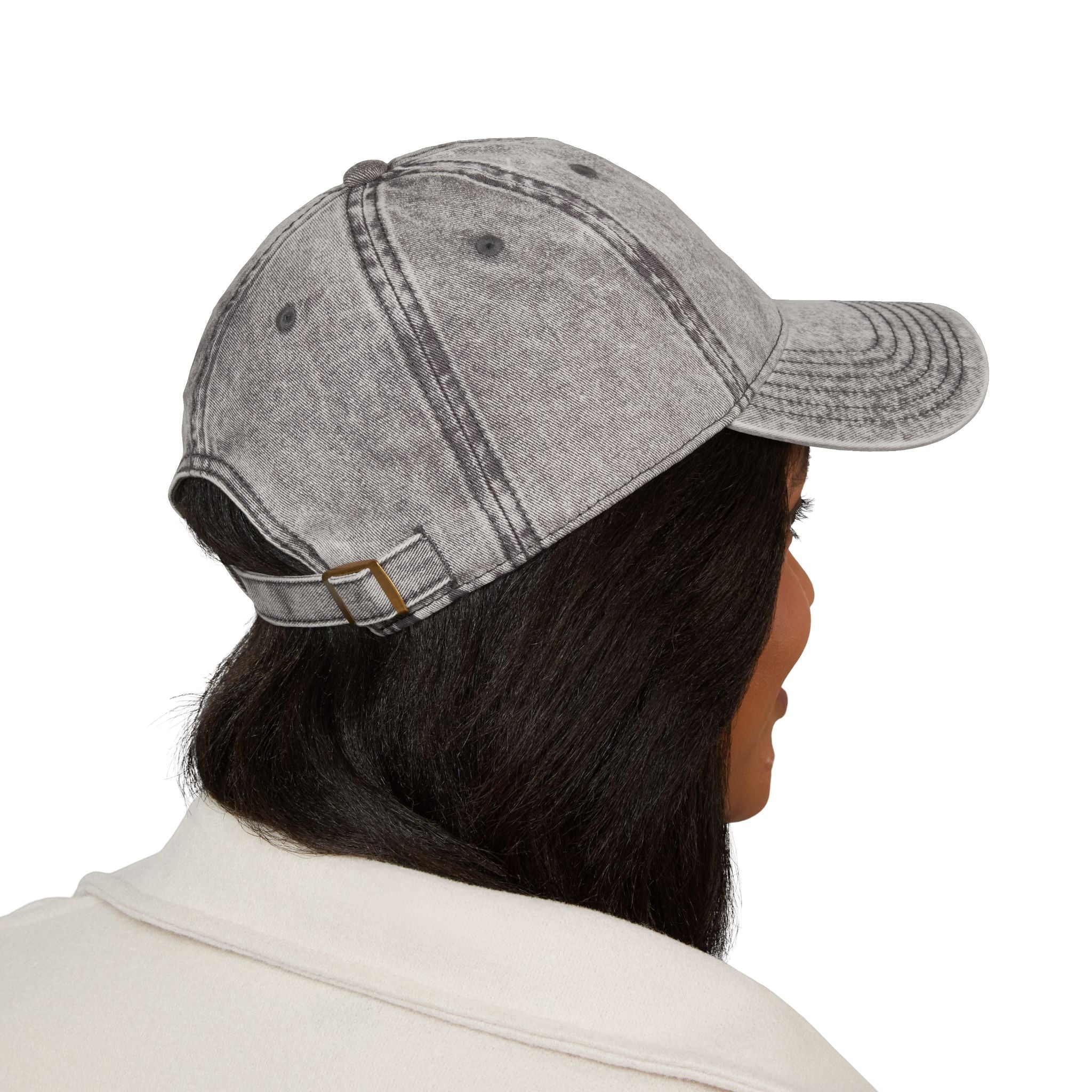 WHY NOT U.S.™ Embroidered Vintage Cap — Washed Red Baseball Hat